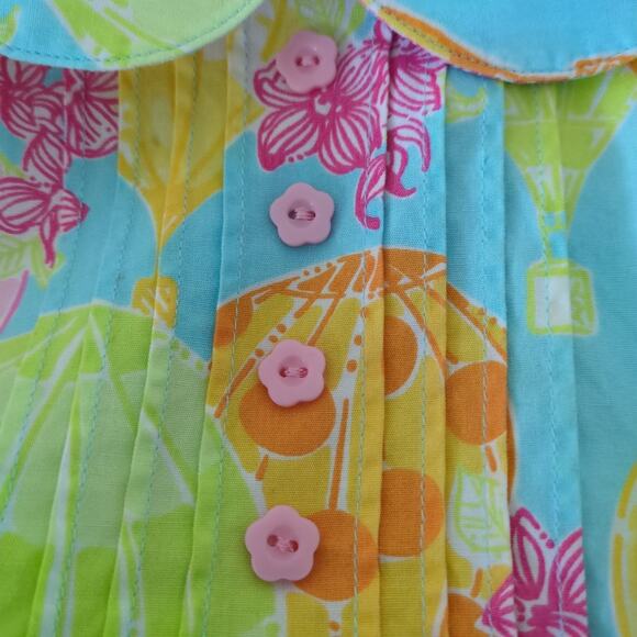 Lilly Pulitzer platinum balloon print dress - short sleeve - size 4T EUC - Picture 5 of 10